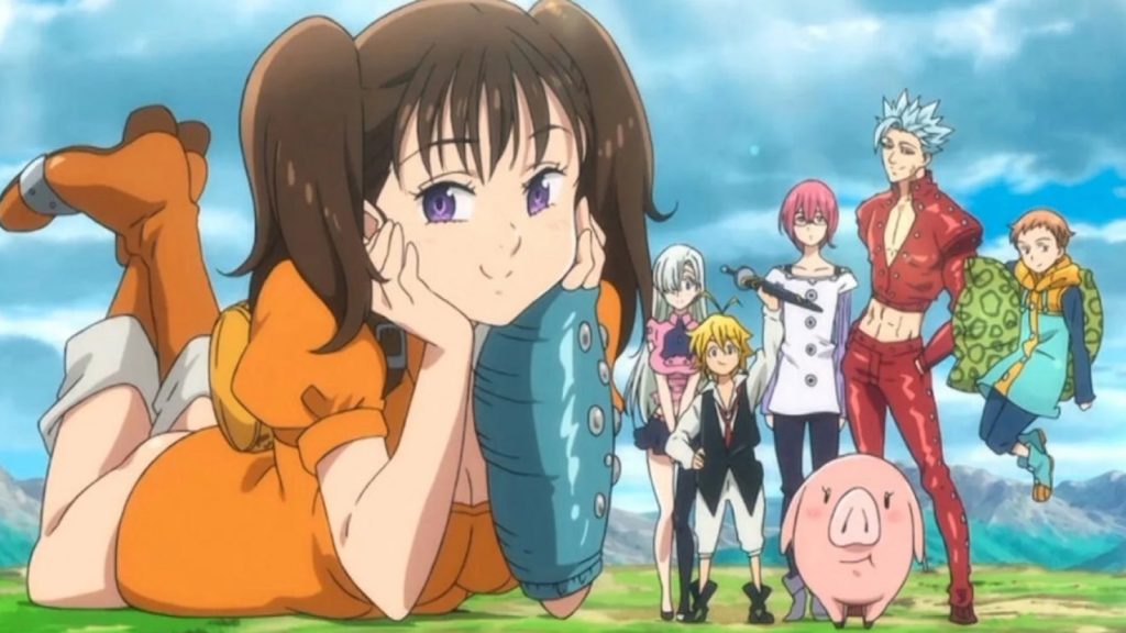 a still from the shonen anime Seven Deadly Sins