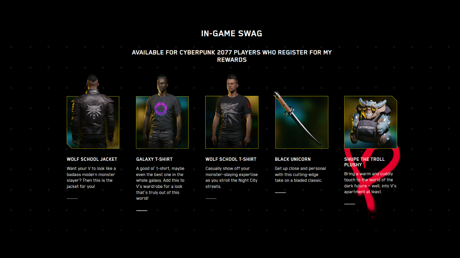 Free in-game items for all Cyberpunk 2077, including Phantom Liberty owners