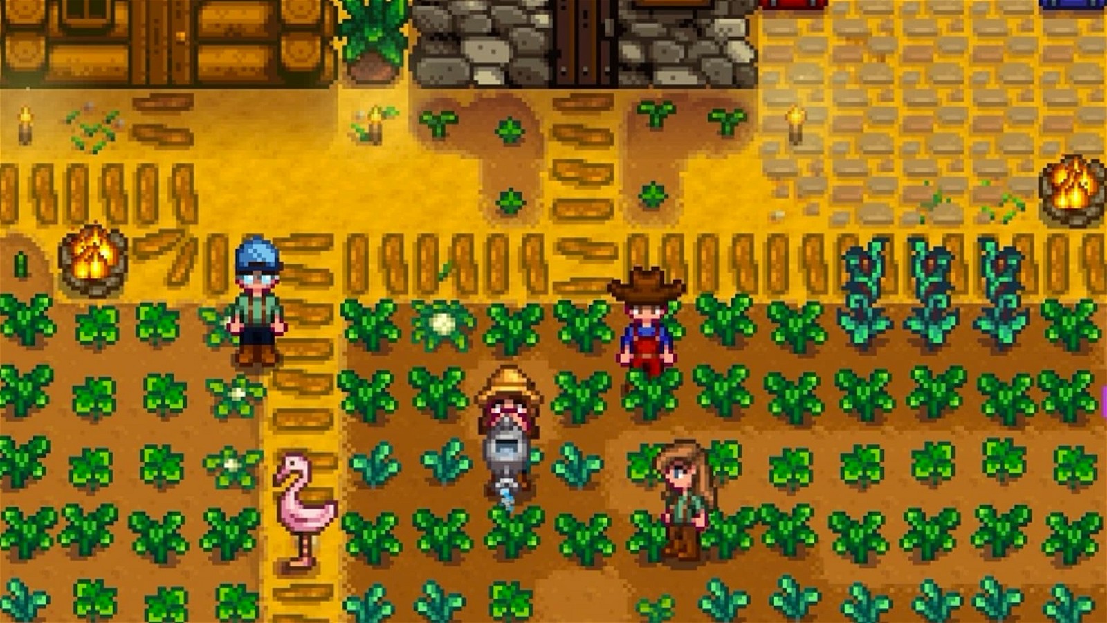 Stardew Valley will support 8 players in multiplayer on PC with the update.