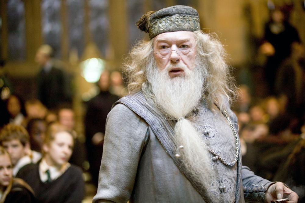 Michael Gambon as Albus Dumbledore in “Harry Potter and the Goblet of Fire” (2005)