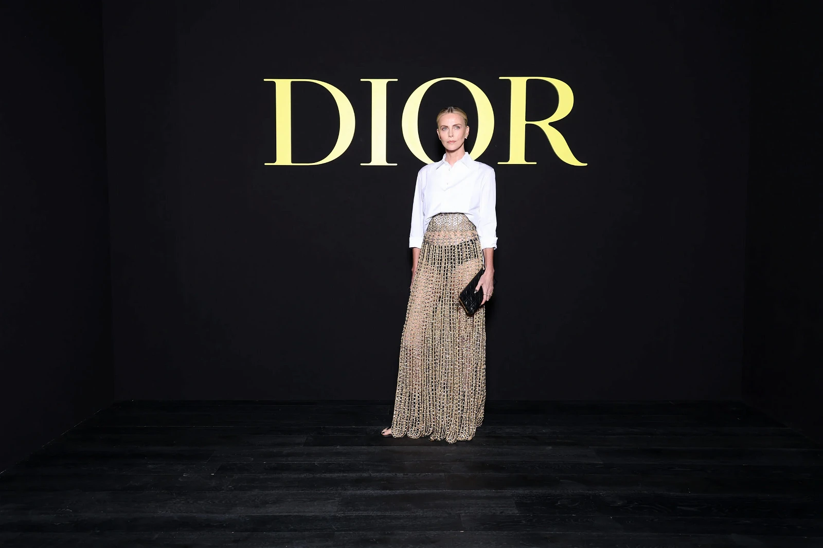 Charlize Theron at the Dior Haute Couture Spring - Summer 2024 fashion show