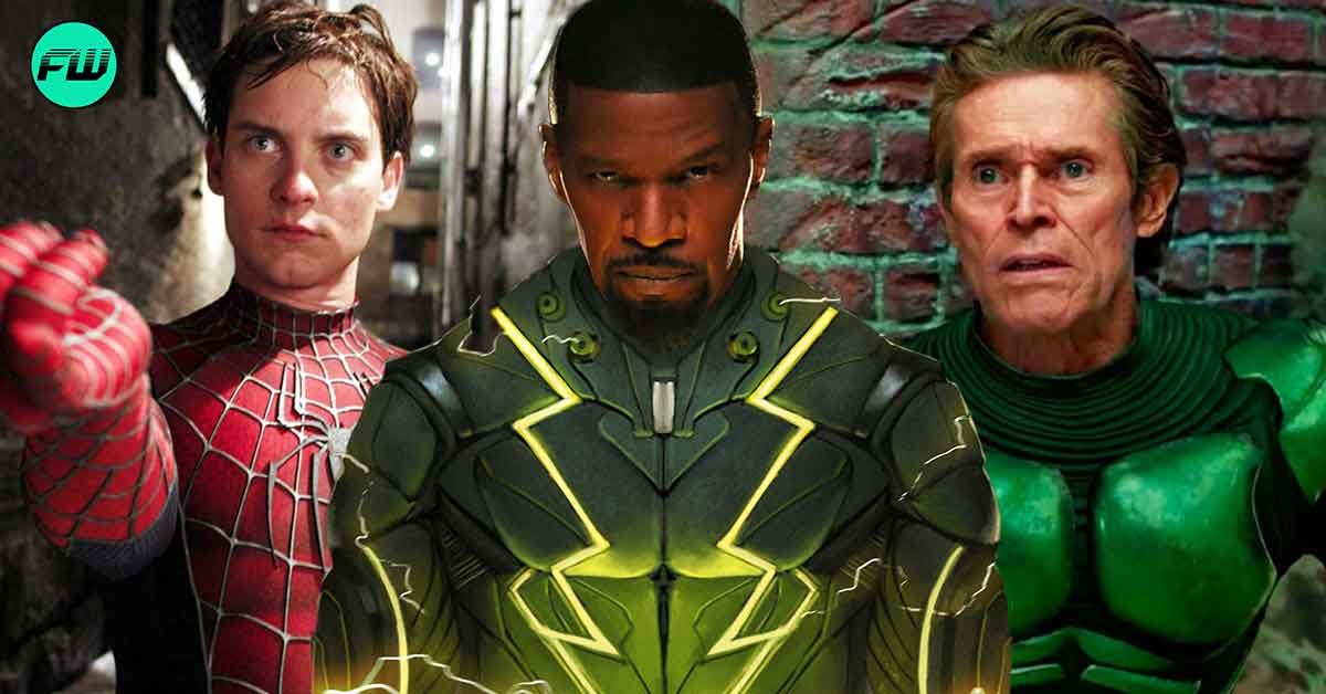 "How can you not be happy about it?": Jamie Foxx Cried on Spider-Man: No Way Home Set Watching Tobey Maguire, Willem Dafoe and Other Great Actors