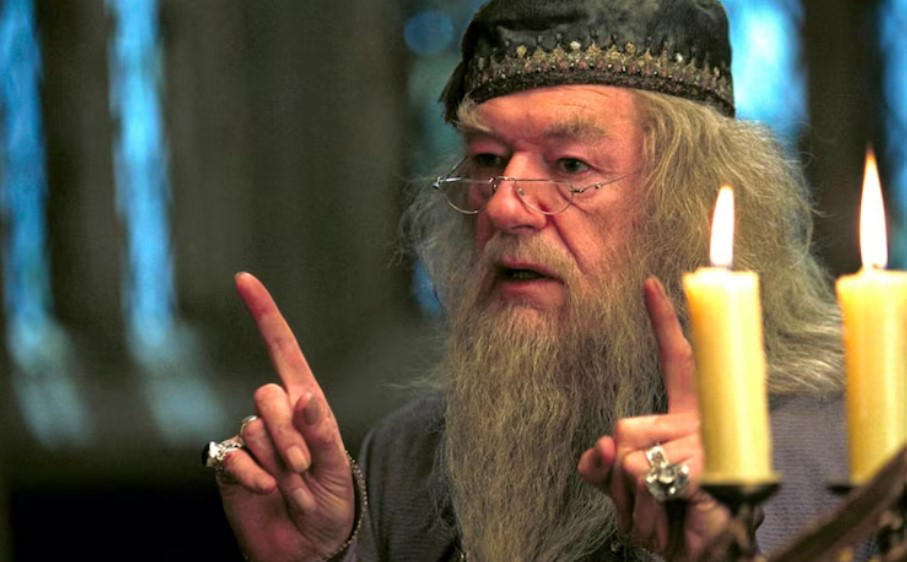 Michael Gambon as Dumbledore