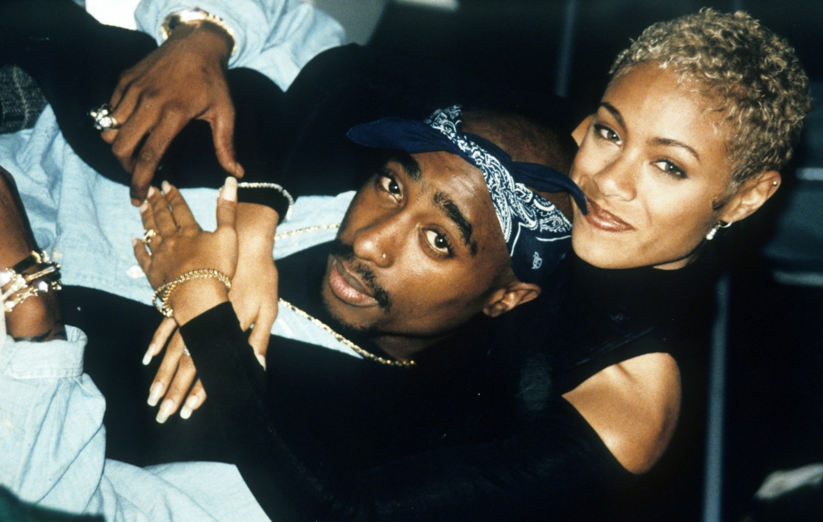 Jada Pinkett Smith and Tupac Shakur