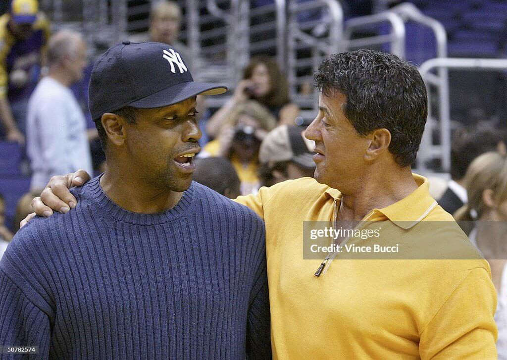 Denzel Washington and Sylvester Stallone 