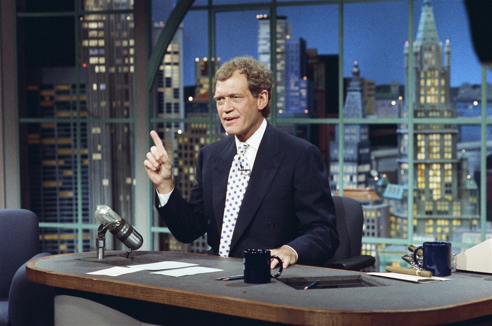 Late night talk show host David Letterman