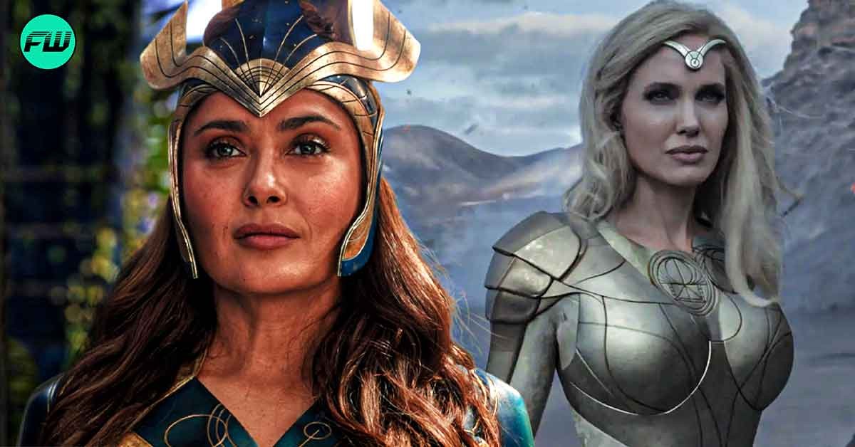 Salma Hayek’s Budding Relationship With Eternals Co-star Angelina Jolie Has the Two A-Listers Mooning Over Each Other