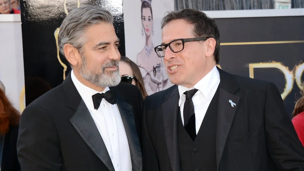 George Clooney with David O. Russell