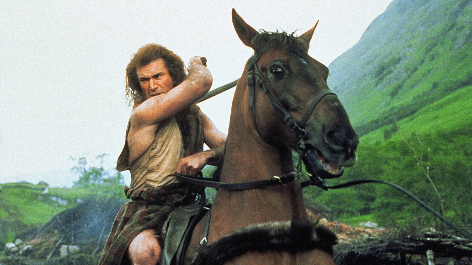 Mel Gibson as Sir William Wallace in Braveheart