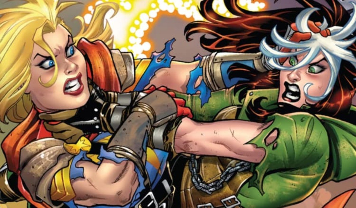 Rogue vs Carol Danvers in Marvel Comics