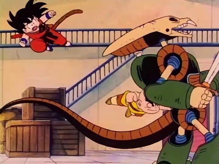 Goku vs Pirate Robot