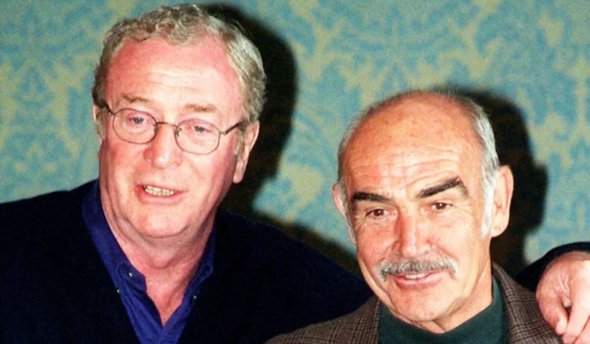 Michael Caine and Sean Connery