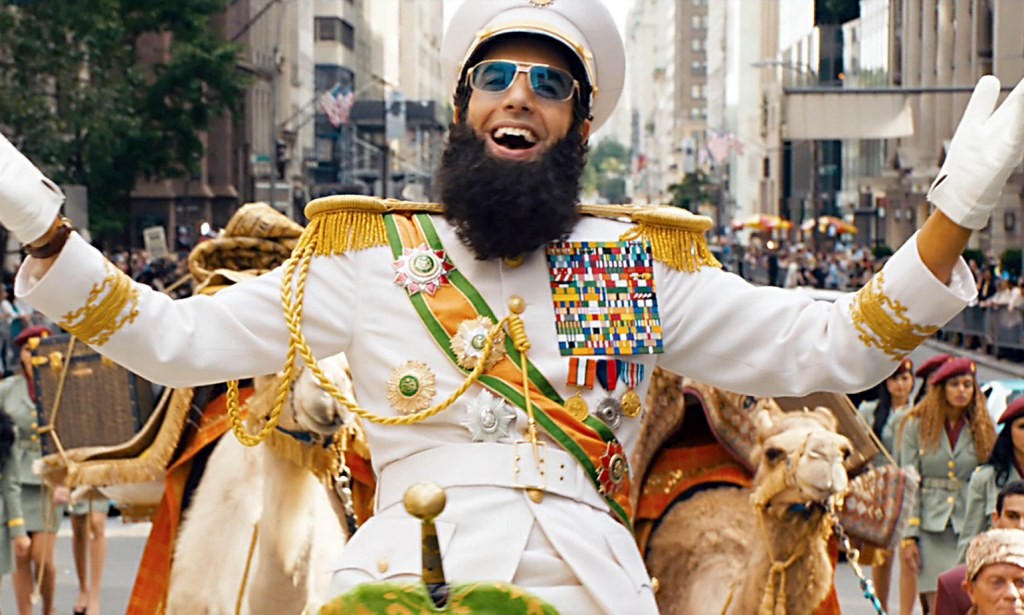 Sacha Baron Cohen in and as The Dictator (2012)