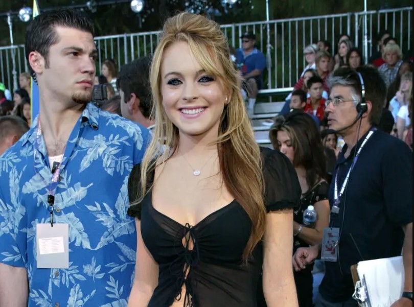 Lindsay Lohan at the 2003 teen choice awards