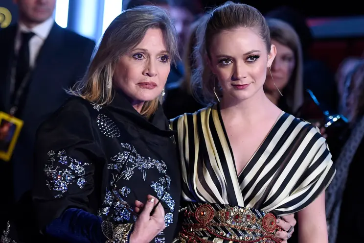 Carrie Fisher and her daughter Billie Lourd