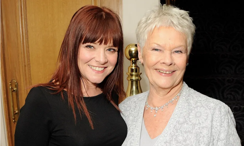 Judi Dench and her daughter