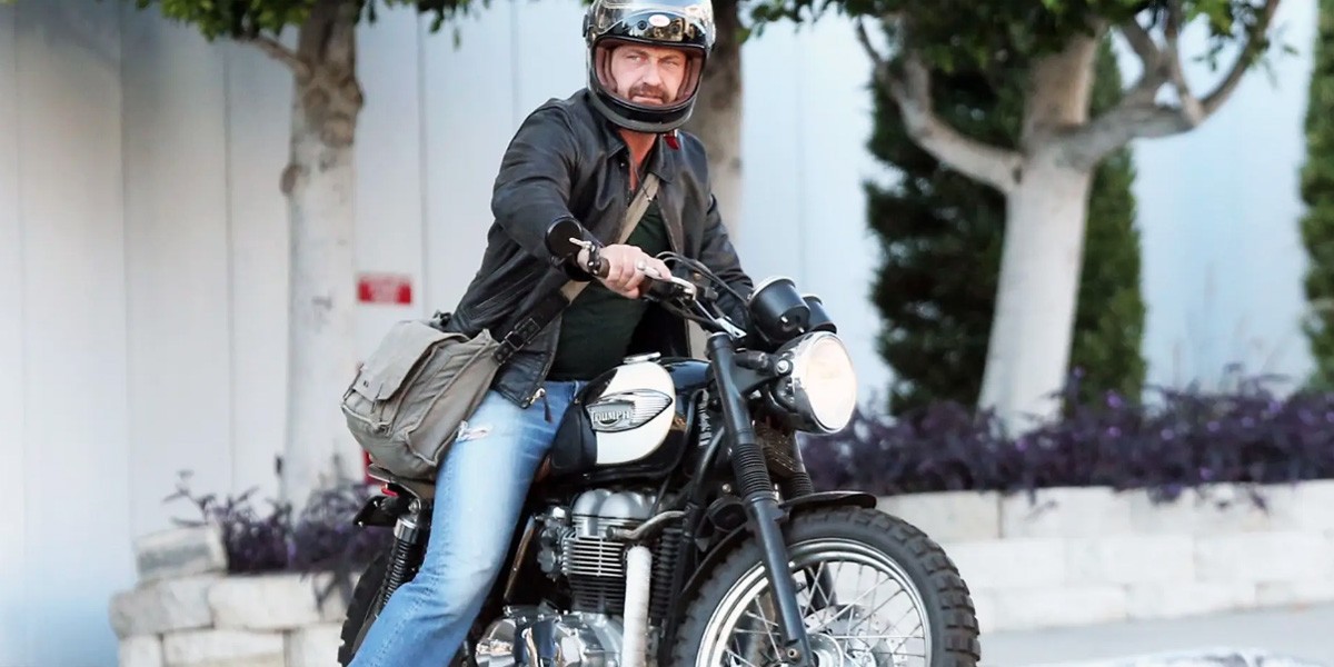 Gerard Butler motorcycle