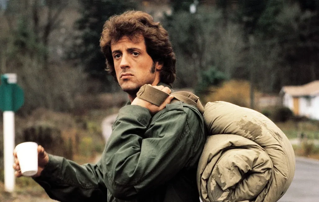 Sylvester Stallone in a still from Rambo: First Blood
