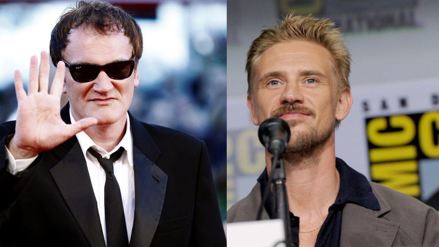 Quentin Tarantino and Boyd Holbrook
