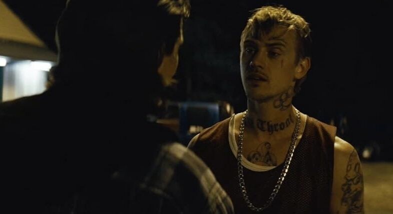 Boyd Holbrook and Christian Bale in Out of the Furnace
