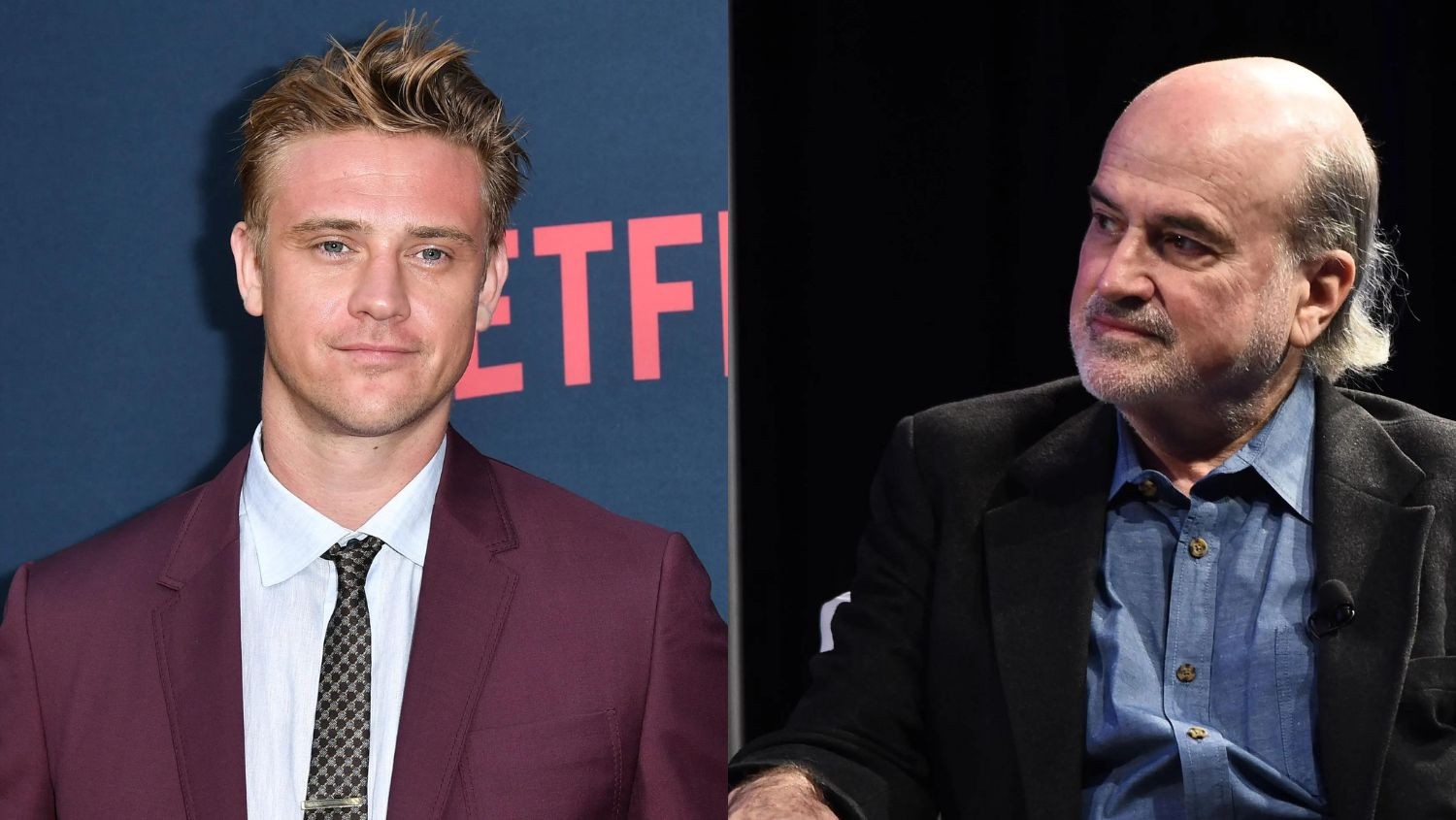Boyd Holbrook and Terrence Malick