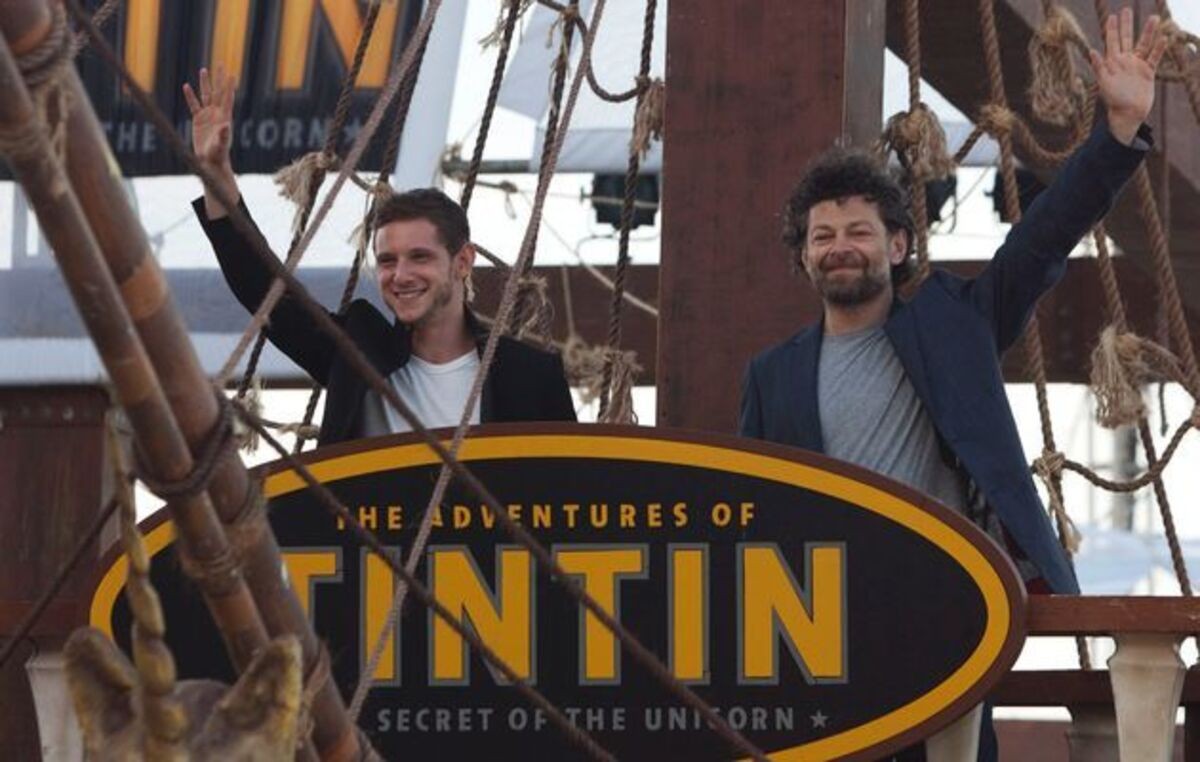 Jamie Bell and Andy Serkis worked together in The Adventures of Tintin