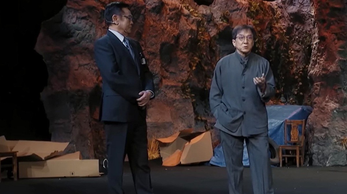 Jackie Chan in the Memories Beyond Horizon show