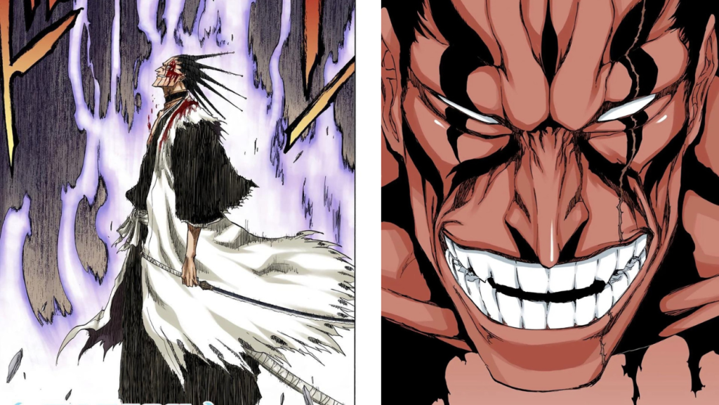 Kenpachi Zaraki's Demon transformation in Bleach: TYBW