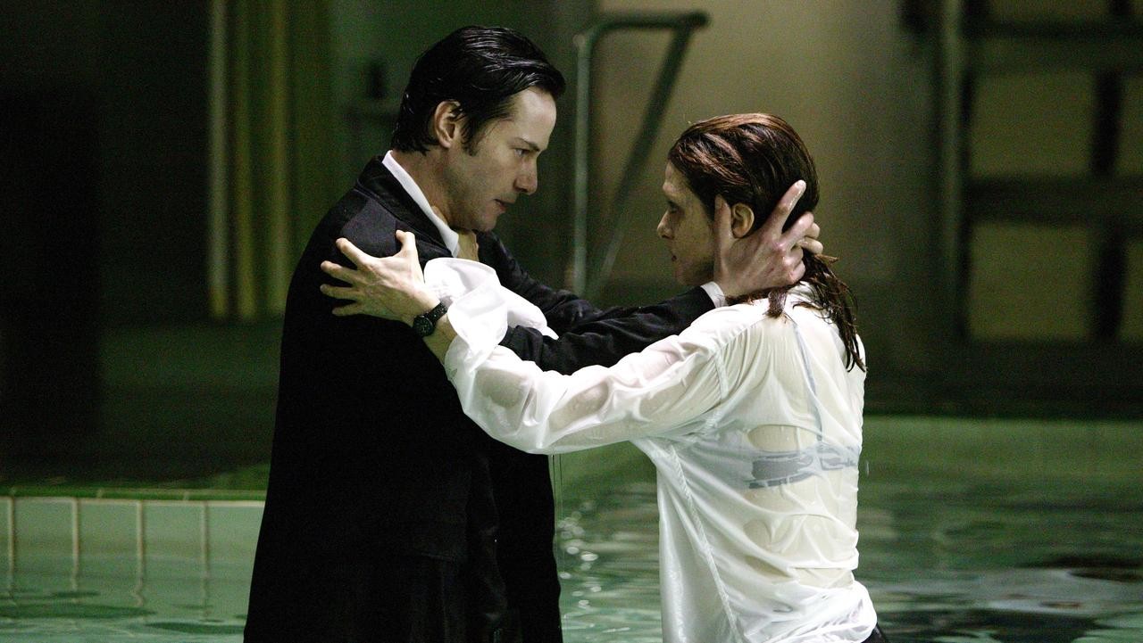 Keanu Reeves and Rachel Weisz in Constantine