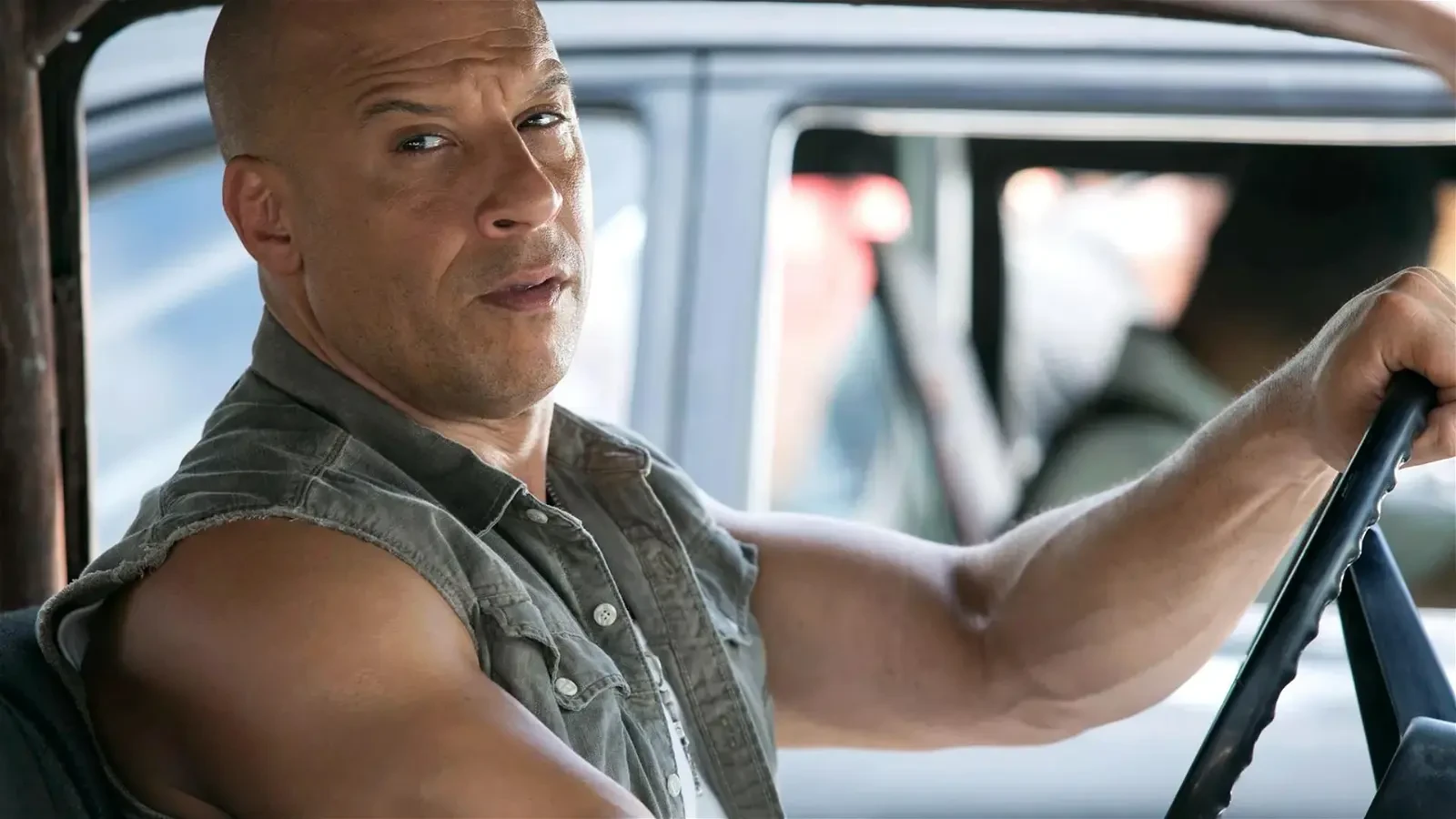 Vin Diesel in a still from the Fast and Furious franchise