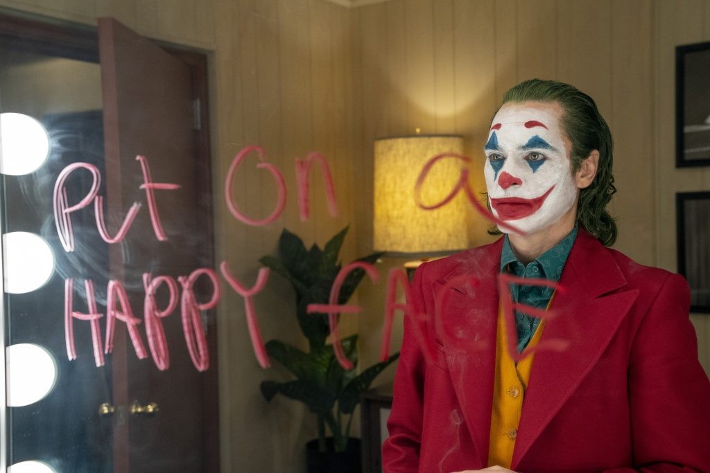 Joaquin Phoenix in a still from Joker