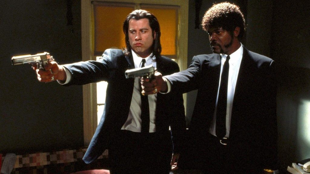 John Travolta and Samuel L. Jackson in Pulp Fiction
