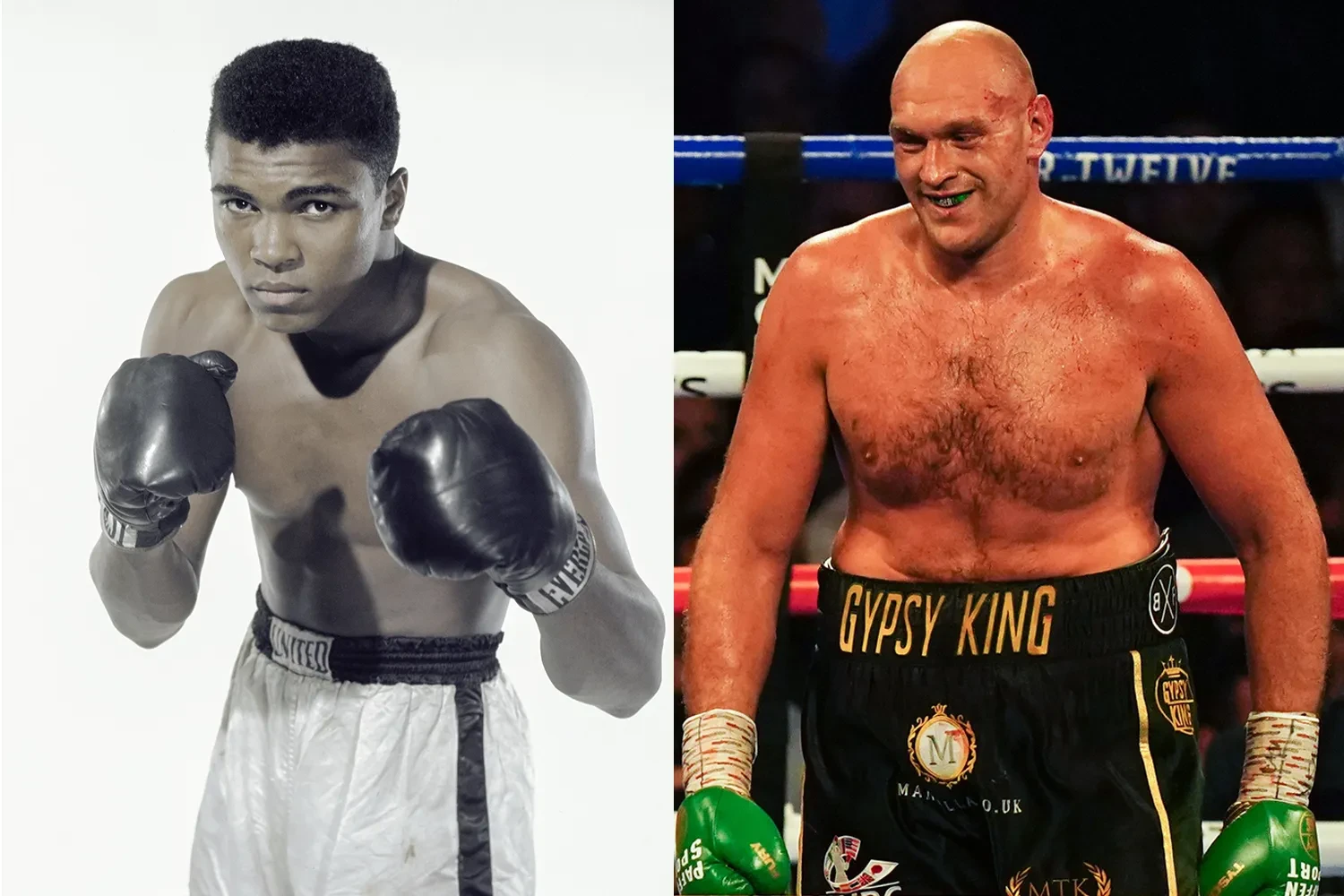 Tyson Fury and Muhammad Ali 