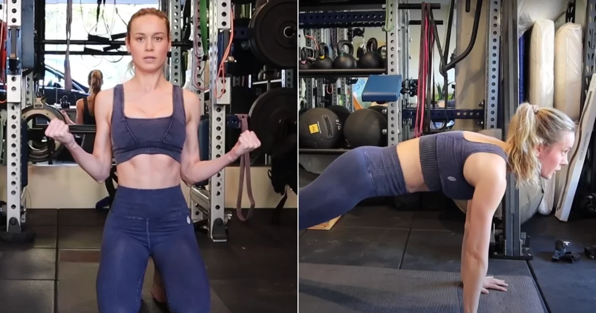 Brie Larson fitness