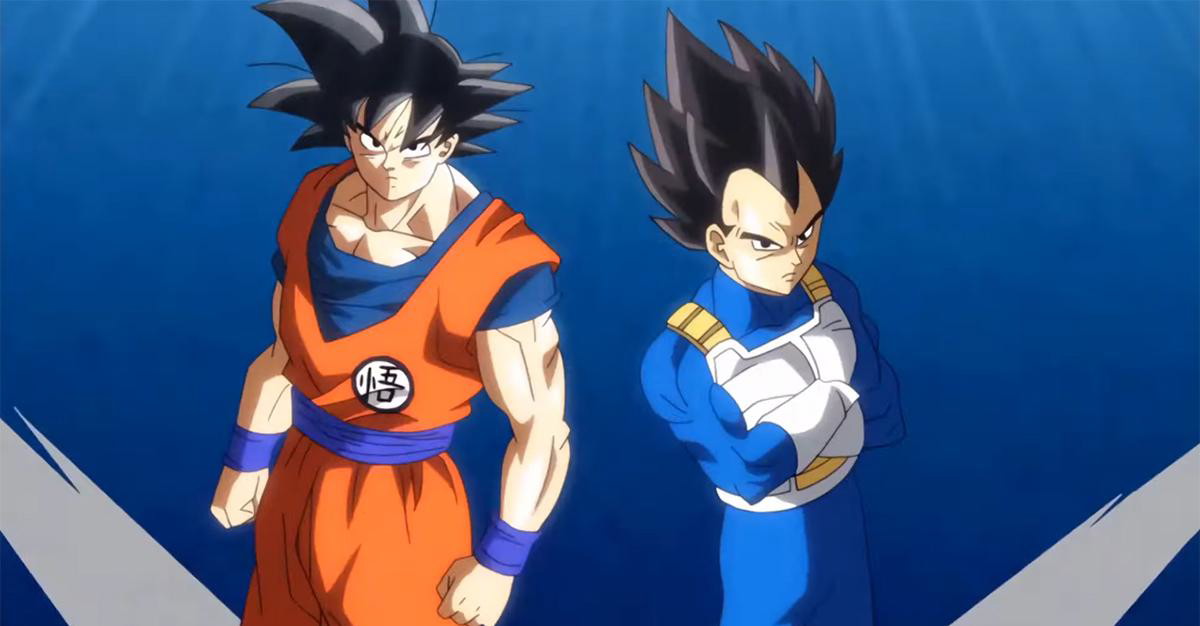 The two main protagonists of Akira Toriyama's Dragon Ball series