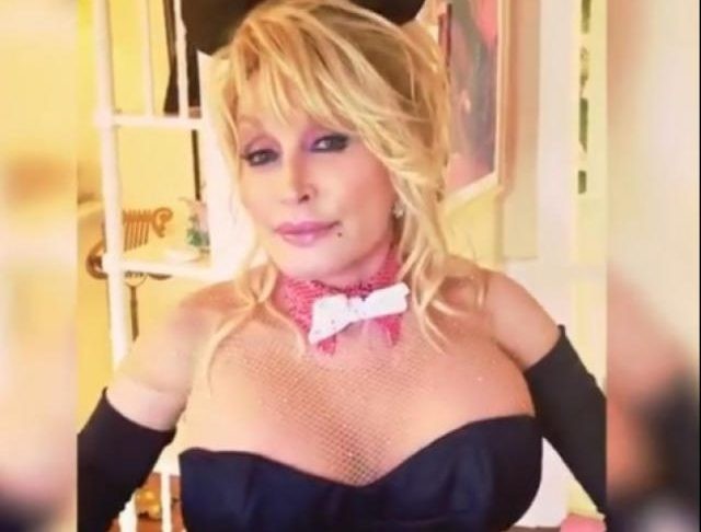 Dolly Parton recreated her Playboy look