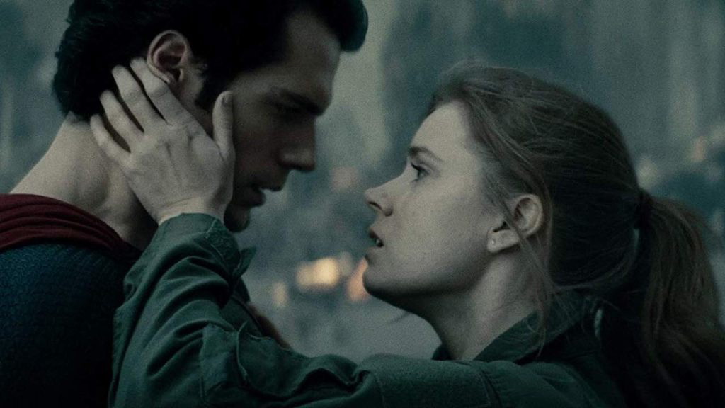 Henry Cavill and Amy Adams in Man of Steel