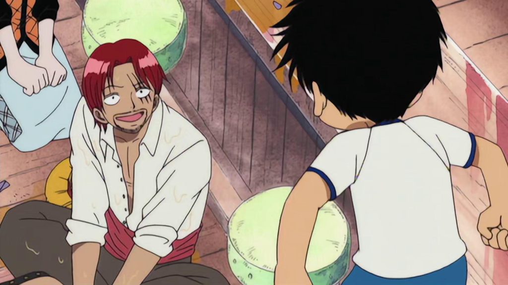 Shanks and Luffy