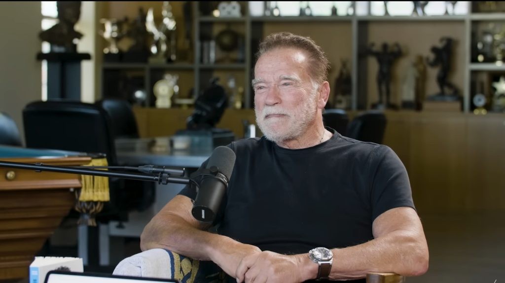 Arnold Schwarzenegger appeared in Rich Roll Podcast