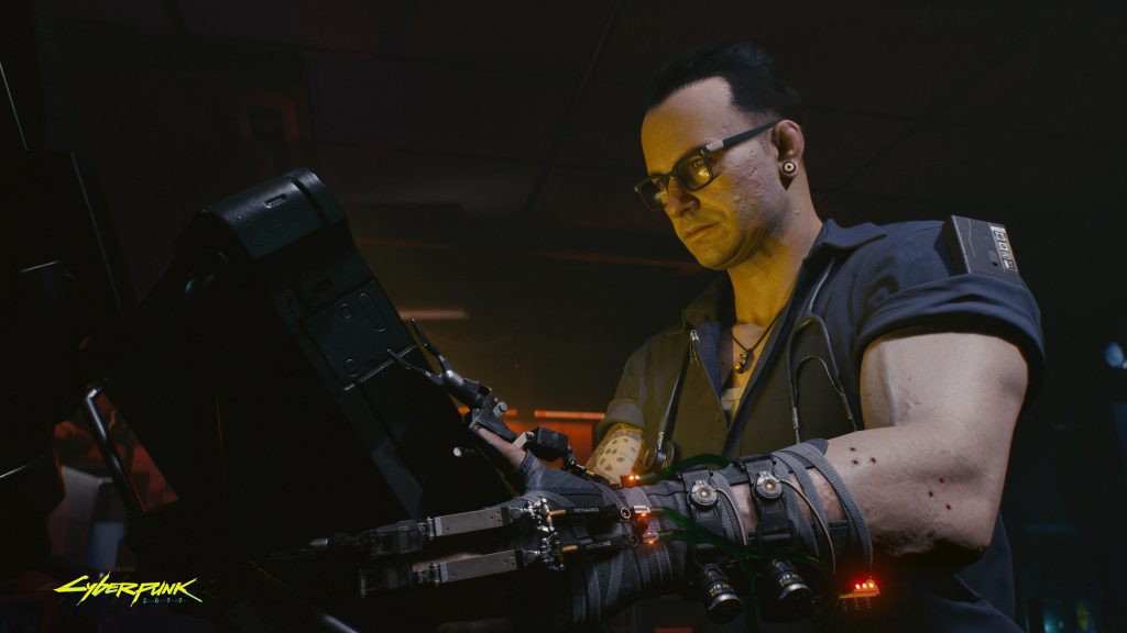 The late actor Miłogost Reczek voiced the character Viktor Vektor in <em>Cyberpunk 2077</em>. Image credit: CD Projekt S.A.