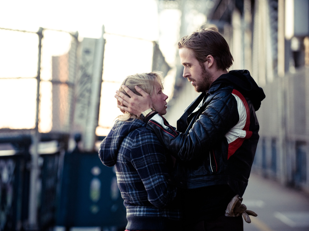 Ryan Gosling and Michelle Williams in a still from Blue Valentine 