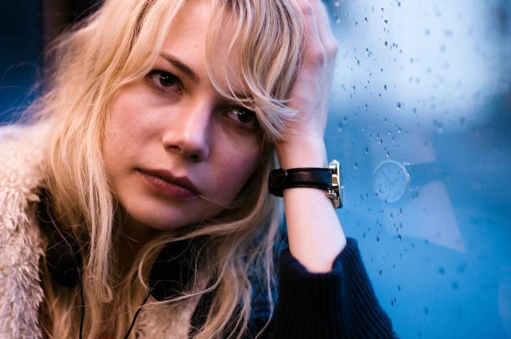Michelle Williams in a still from Blue Valentine 