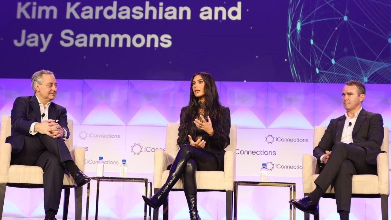 Kim Kardashian confidentaly took the stage at the event