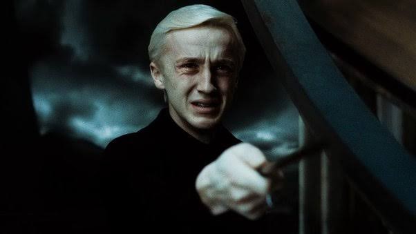 Tom Felton in the pivotal scene of Harry Potter and The Half Blood Prince