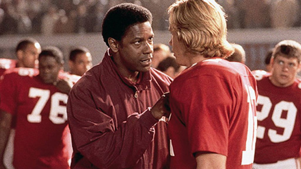 Denzel Washington in a still from Remember the Titans (2000)