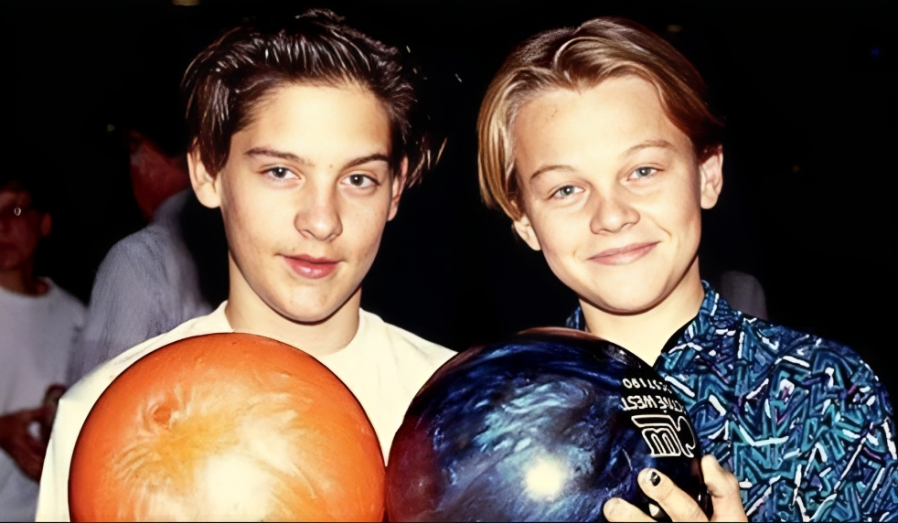 Tobey Maguire and Leonardo DiCaprio 