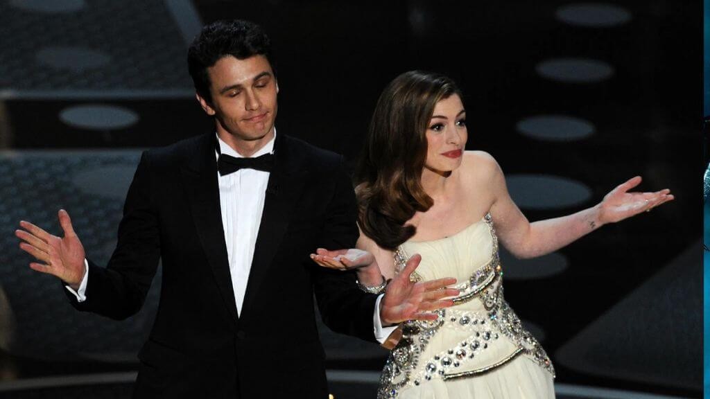 James Franco and Anne Hathaway
