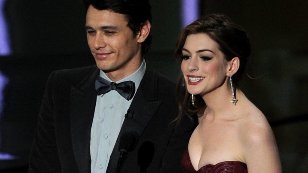James Franco with Anne Hathaway