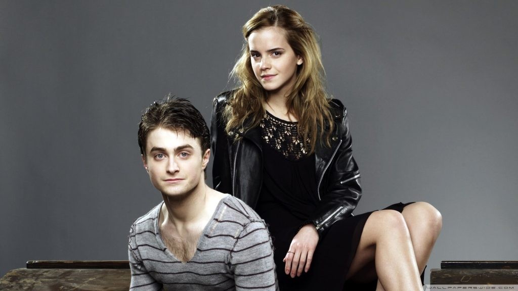 Emma Watson with Daniel Radcliffe