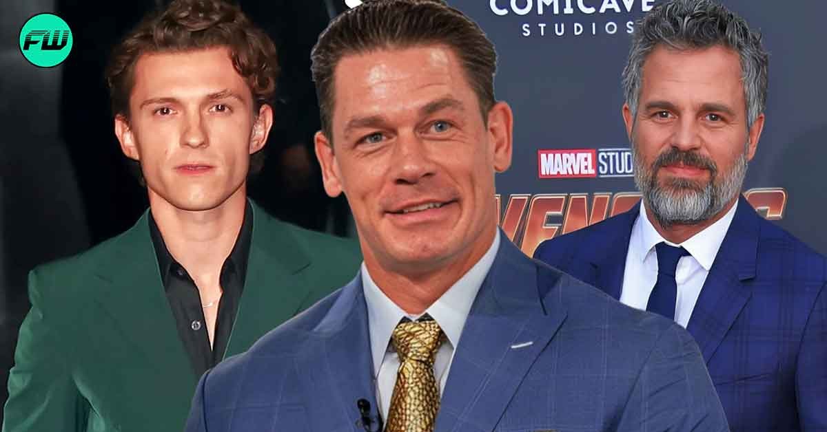 Marvel Stars Tom Holland and Mark Ruffalo Should Learn a Few Things About Hiding Secrets From John Cena